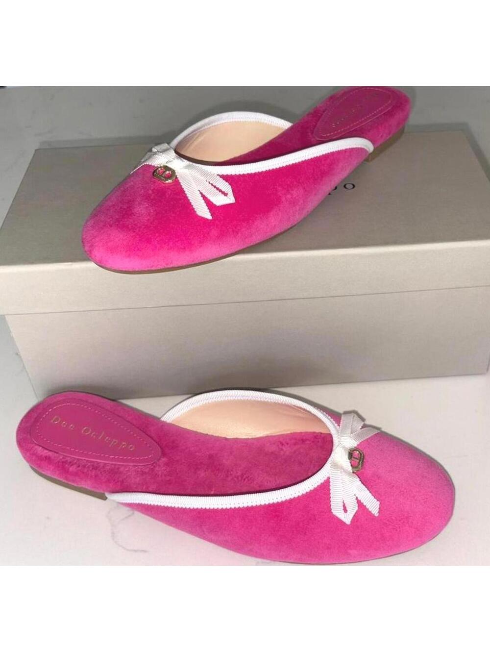 NWT -Dee Ocleppo- Athens Terry Cloth Mules, Size 6.5M